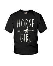 Horse Girl shirt girls Youth T-Shirt tile