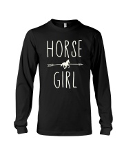Horse Girl shirt girls Long Sleeve Tee tile