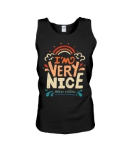 i am very nice after coffee Unisex Tank thumbnail