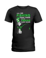 Fishing Everyhwere Ladies T-Shirt thumbnail