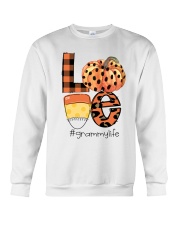 Grammy life Love halloween Crewneck Sweatshirt tile