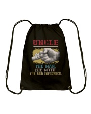 Uncle the man the myth the bad influence 66 Drawstring Bag tile