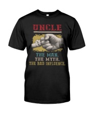 Uncle the man the myth the bad influence 66 Premium Fit Mens Tee tile