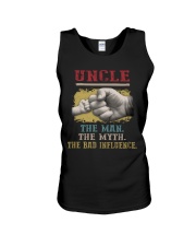 Uncle the man the myth the bad influence 66 Unisex Tank tile