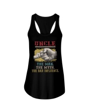 Uncle the man the myth the bad influence 66 Ladies Flowy Tank tile