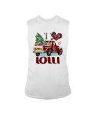 I love being a Lolli truck red xmas Sleeveless Tee tile