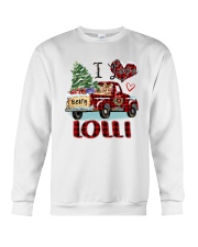 I love being a Lolli truck red xmas Crewneck Sweatshirt tile