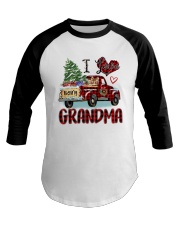 I love being a grandma truck red xmas Baseball Tee tile