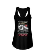 So there is this lilboy who kinda papa new 66 Ladies Flowy Tank tile