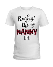 Rockin' the Nanny lifelife Ladies T-Shirt tile