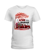 I love being mamaw gift Ladies T-Shirt tile