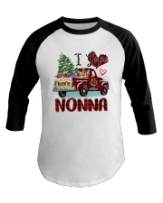 I love being a Nonna truck red xmas Baseball Tee tile