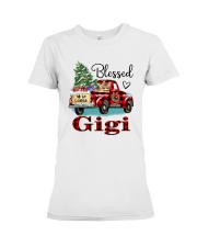 Blessed to be called gigi christmas v5 Premium Fit Ladies Tee tile