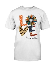 Love nana flower Classic T-Shirt tile