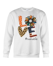 Love nana flower Crewneck Sweatshirt tile