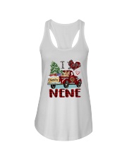 I love being a Nene truck red xmas Ladies Flowy Tank tile