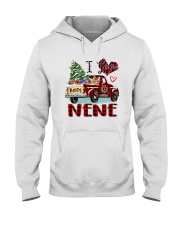 I love being a Nene truck red xmas Hooded Sweatshirt tile