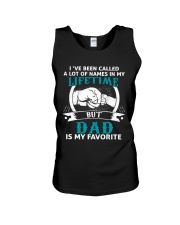 I've been called a lot of names dad Unisex Tank tile