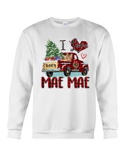 I love being a Mae Mae truck red xmas Crewneck Sweatshirt tile