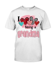 I love being a grandma rv3 Classic T-Shirt front