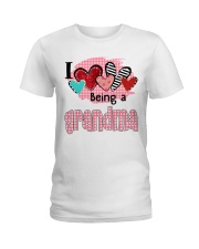 I love being a grandma rv3 Ladies T-Shirt tile
