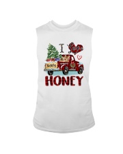 I love being a Honey truck red xmas Sleeveless Tee tile