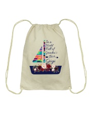 In a world full of grandma's be a Gigi v44 Drawstring Bag tile