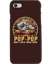 Dad and pop-pop two titles rv5 Phone Case tile