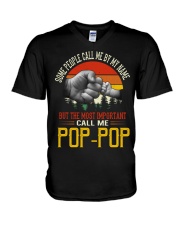 Some People Call Me My By Name Pop-Pop V-Neck T-Shirt tile