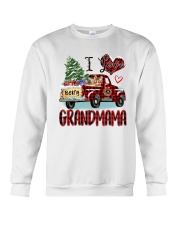 I love being a Grandmama truck red xmas Crewneck Sweatshirt tile