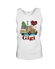 I love being a gigi truck leopard xmas Unisex Tank tile