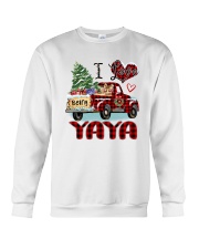I love being a Yaya truck red xmas Crewneck Sweatshirt tile