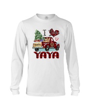 I love being a Yaya truck red xmas Long Sleeve Tee tile