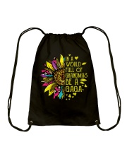 In A World Full of Grandmas Be A Gaga Trend Drawstring Bag tile