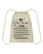 The Granna code Drawstring Bag tile