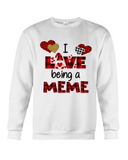 I Love Being A meme Gnomie gift Crewneck Sweatshirt tile