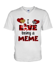 I Love Being A meme Gnomie gift V-Neck T-Shirt tile