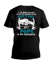 I've been called a lot of names pops back V-Neck T-Shirt tile