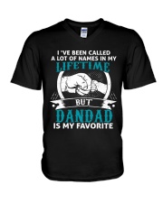 I've been called a lot of names Dandad V-Neck T-Shirt tile
