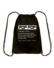 Definitions pop-pop news copy Drawstring Bag tile