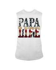 Papa Life Flag Sleeveless Tee tile