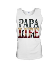 Papa Life Flag Unisex Tank tile