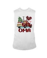 I love being a Oma truck red xmas Sleeveless Tee tile