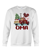 I love being a Oma truck red xmas Crewneck Sweatshirt tile