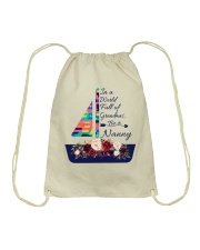 In a world full of grandmas be a Nanny v55 Drawstring Bag tile
