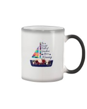 In a world full of grandmas be a Nanny v55 Color Changing Mug tile
