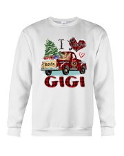 I love being a gigi truck red xmas Crewneck Sweatshirt tile