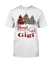 Blessed to be called Gigi christmas rv Classic T-Shirt front