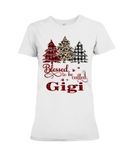 Blessed to be called Gigi christmas rv Premium Fit Ladies Tee tile