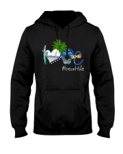 Love beach life summer trend Hooded Sweatshirt tile
